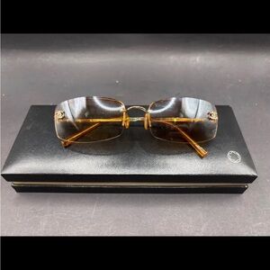 CHANEL Brown and Gold Women's Glasses